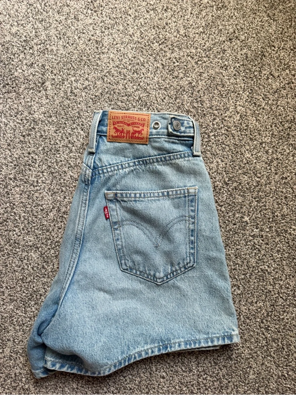 Light Blue Denim Women's Shorts